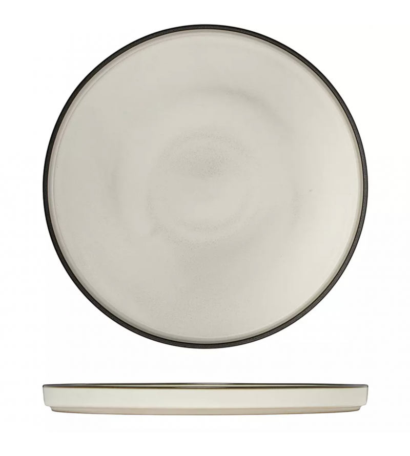 Luzerne Mod 270mm Stackable Plate Dusted White