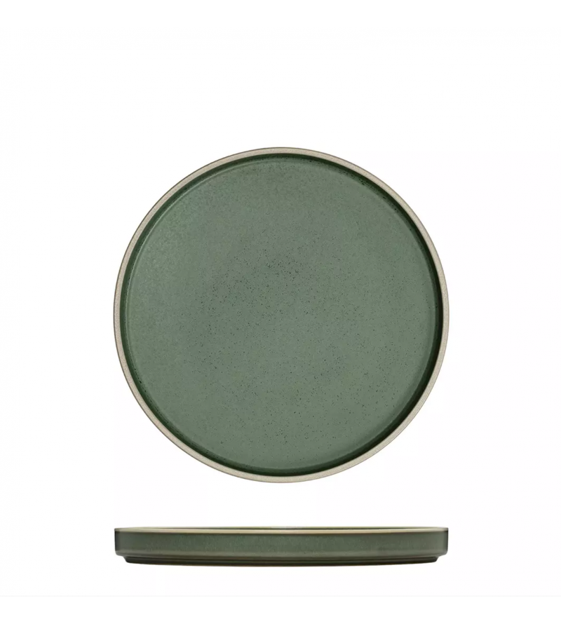 Luzerne 200mm Round Stackable Plate Mod Smokey Basil