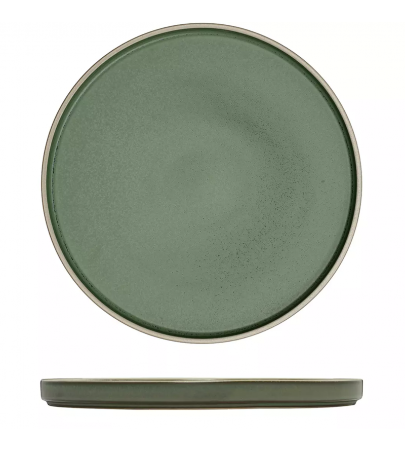 Luzerne 270mm Round Stackable Plate Mod Smokey Basil