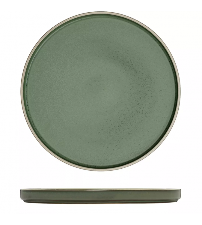 Luzerne 270mm Round Stackable Plate Mod Smokey Basil