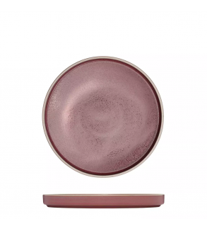 Luzerne 200mm Round Stackable Plate Mod Smokey Plum
