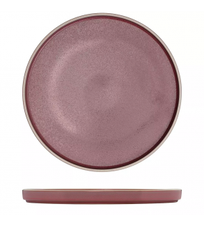 Luzerne 270mm Round Stackable Plate Mod Smokey Plum