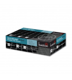 Bastion Nitrile Gloves Black Powder Free Large