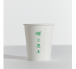 White 8oz / 237ml UNI Plain Cup