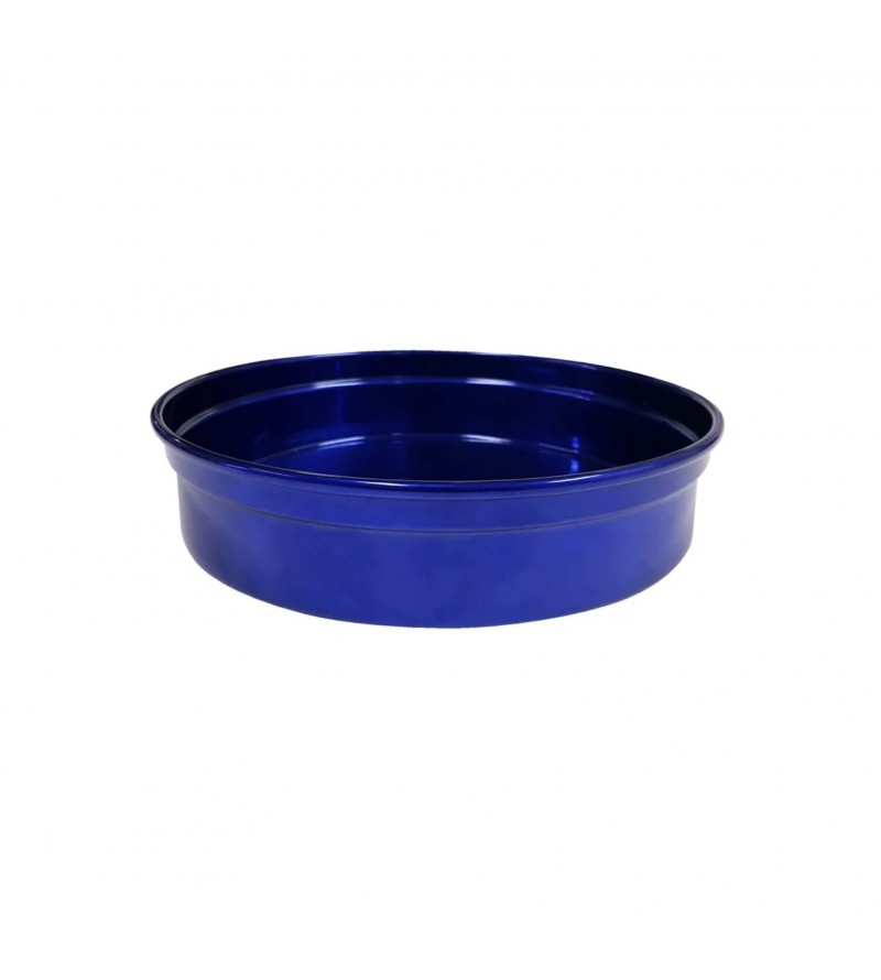Chef Inox 330mm Round Bar Tray Aluminium Blue