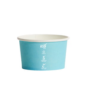 Truly Eco 5oz / 150ml Ice Cream Gelato Paper Cups Pastel