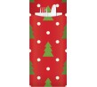 Yiassoo Christmas Cutlery Pouch w/3ply White Napkin 85x200mm
