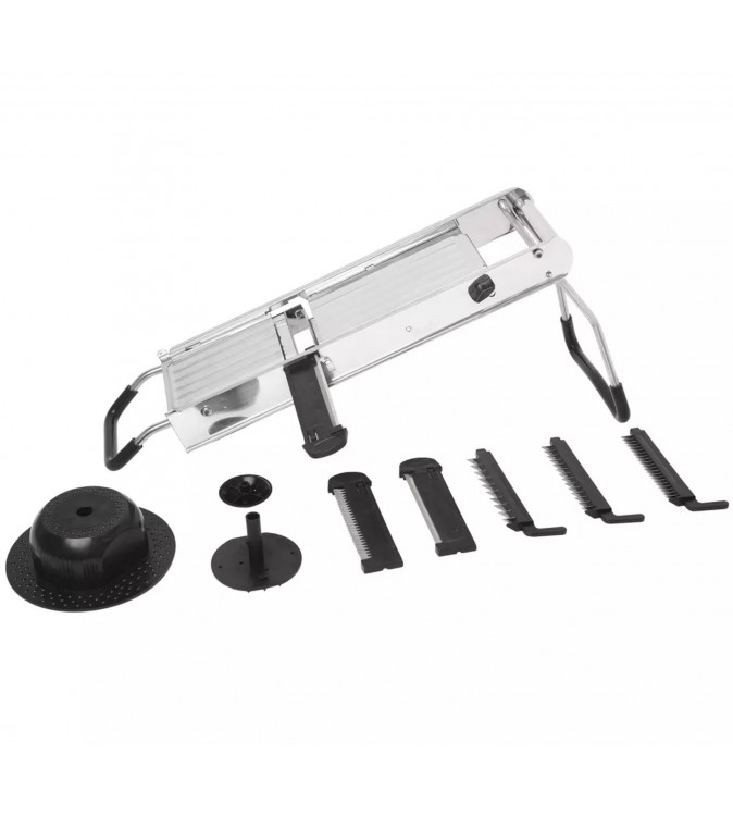 Cater-Chef Mandolin Slicer w/Hand Guard & 5 Blade Kit