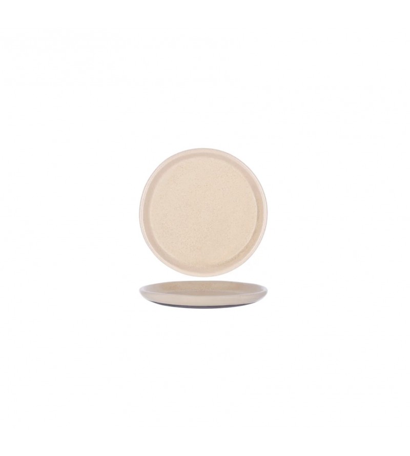 Tablekraft 160mm Round Coupe Plate Sierra Beige