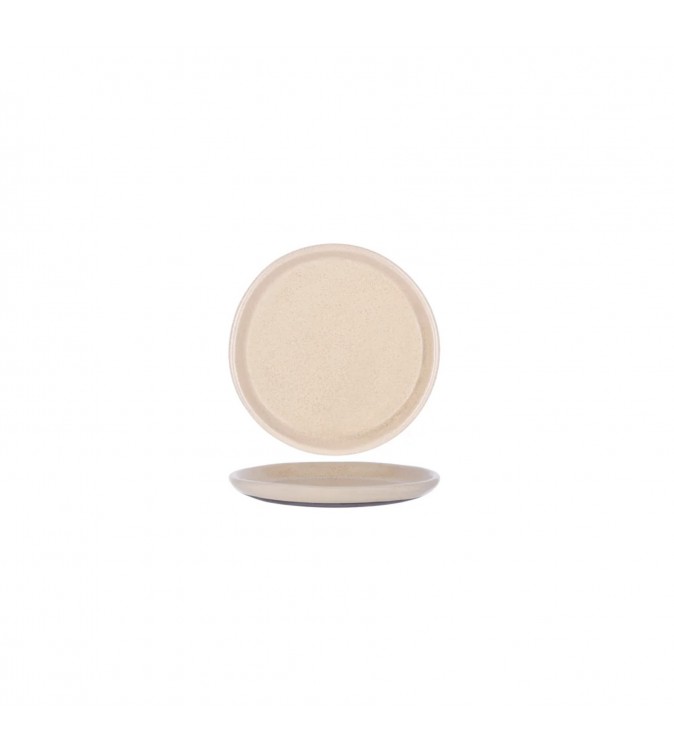 Tablekraft 160mm Round Coupe Plate Sierra Beige