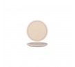 Tablekraft 160mm Round Coupe Plate Sierra Beige
