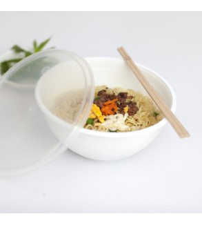 Chanrol Plastic 1050ml Noodle Bowl White