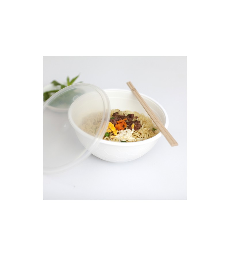 Chanrol Plastic 1050ml Noodle Bowl White