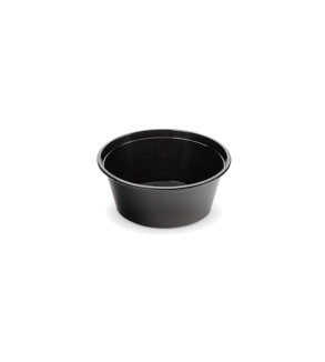 Chanrol C16 - 520ml Round Container Plastic Black