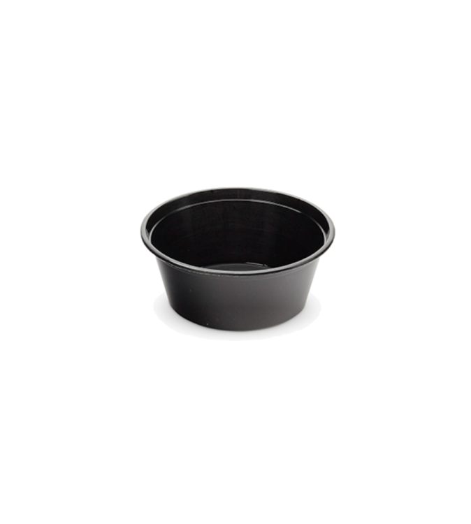 Chanrol C16 - 520ml Round Container Plastic Black