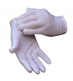 Cotton Interlock Glove Mens White