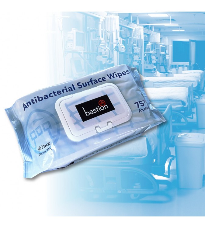 Bastion Antibacterial Surface Wipes