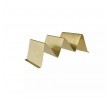Moda Vintage Taco Stand Stainless Steel | Holds 3 Tacos