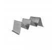 Moda Vintage Taco Stand Stainless Steel | Holds 3 Tacos