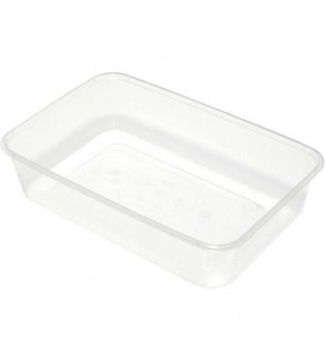 Plastic 650ml Rectangular Container
