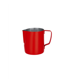 Brew Milk Frothing Jug 600ml Powder Coated - Red
