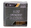 Capri 2-ply Black Lunch Napkins
