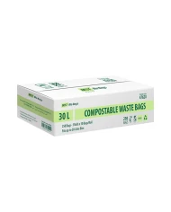 Bin Liner Green Compostable 30L