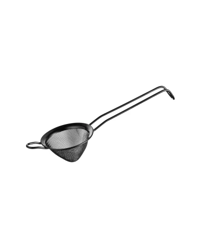 Crown Conical Cocktail Strainer 80mm Black PVD