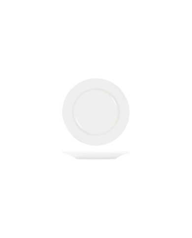 Tablekraft Core 150mm Round Plate Wide Rim White
