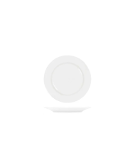 Tablekraft Core 150mm Round Plate Wide Rim White