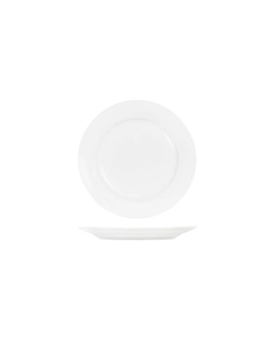 Tablekraft Core 250mm Round Plate Wide Rim White
