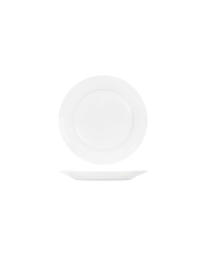 Tablekraft Core 250mm Round Plate Wide Rim White