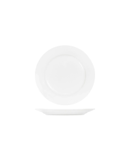 Tablekraft Core 280mm Round Plate Wide Rim White