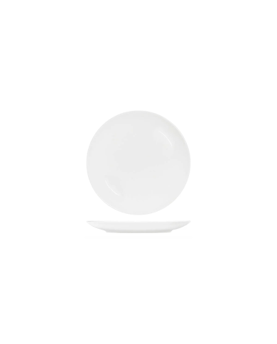 Tablekraft Core 200mm Round Coupe Plate White