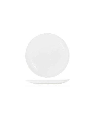 Tablekraft Core 280mm Round Coupe Plate White