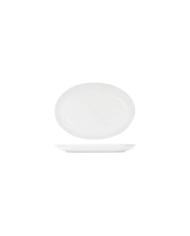 Tablekraft Core 230x165mm Oval Coupe Platter White