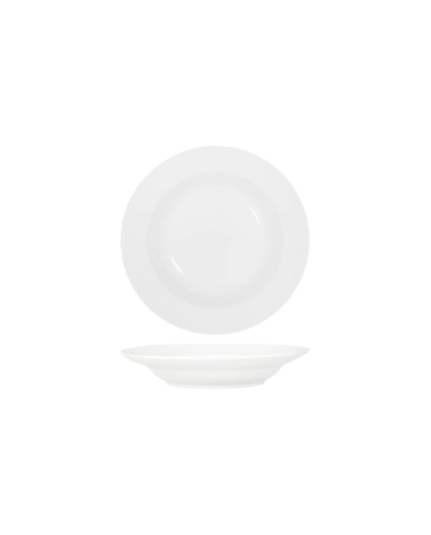 Tablekraft Core 250x45mm Pasta / Soup Bowl Wide Rim White