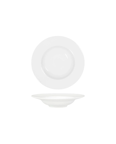Tablekraft Core 270x60mm Pasta Plate Wide Rim White