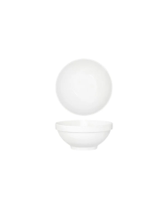 Tablekraft Core 150x65mm Round Footed Bowl Stack Rim White