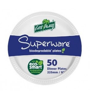 Cast Away Superware Plastic Dinner Plate 225mm / 9" (500)