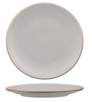 Zuma 210mm Coupe Plate Ribbed Mineral