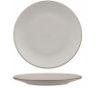 Zuma 265mm Coupe Plate Ribbed Mineral