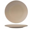 Zuma 310mm Round Coupe Plate Ribbed Sand
