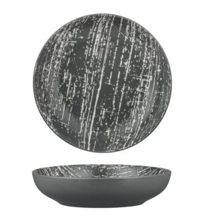 Luzerne 1000ml / 210mm Round Share Bowl Drizzle Grey with White (4)