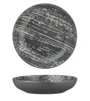 Luzerne 1160ml / 230mm Round Share Bowl Drizzle Grey with White (4)