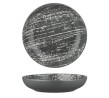 Luzerne 1900ml / 260mm Round Share Bowl Drizzle Grey with White
