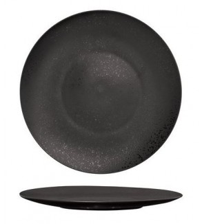 Luzerne 280mm Round Flat Plate Lava Black