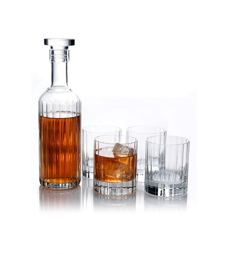 Bicchieri Da Liquore Luigi Bormioli Bach - Set Da 4, In Vetro Hyx Resistente, Design Sfaccettato - Lavabili In Lavastoviglie - Foto 5