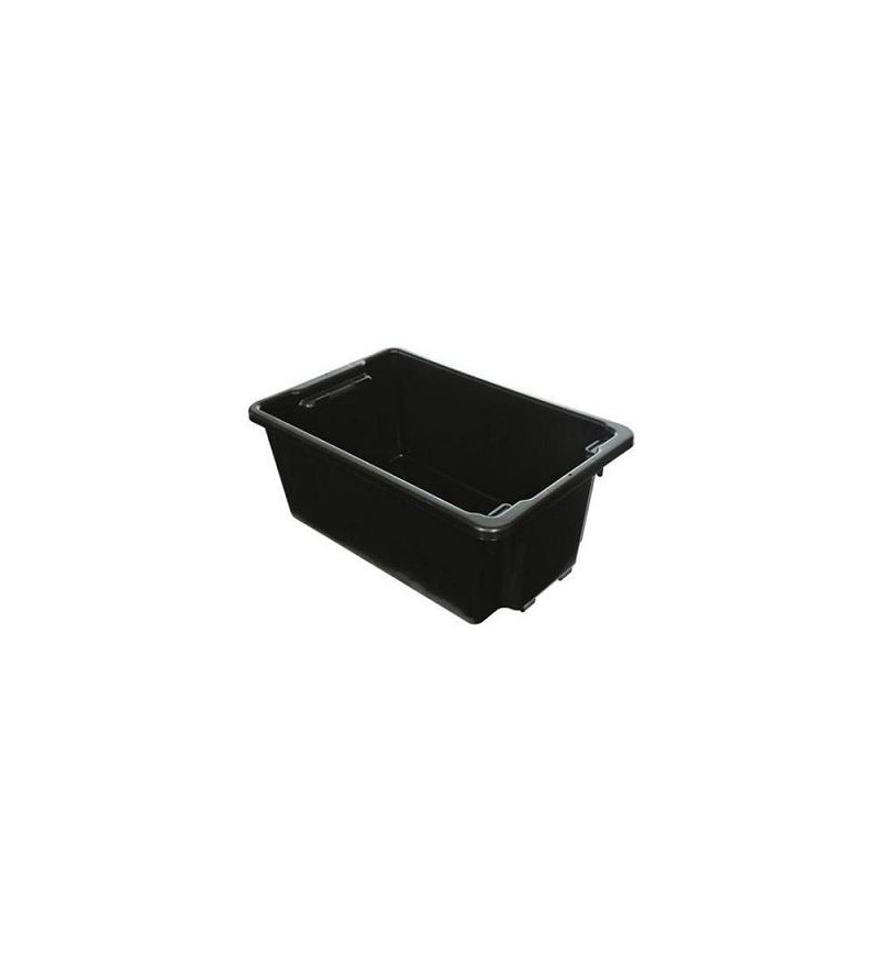 Nally Crate 52ltr Stack and Nest 645 x 413 x 276mm IH051 Black