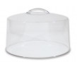 Trenton 300mm Cake Cover S.A.N Clear with Chrome Handle